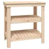 vidaXL Banco da lavoro 78,5x50x80 cm in legno di pino Anteprima dell’immagine prodotto 1