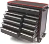 HBM Werkzeugwagen mit 11 Schubladen – 111 cm – schwarz Produktbild-Vorschau 4