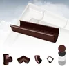 RAINWAY S Regenrinnen System (Dachrinne braun) - PVC-U Produktbild-Vorschau 1