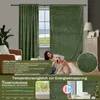 2er Set Samtvorhang Kräuselband 132x213cm Prägemuster Produktbild-Vorschau 8