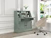 Bücherregal - Kiefer und MDF - Mandelgrün - CLEORE Produktbild-Vorschau 2