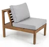 home24 Loungeset - 4-teilig - Akazie Massiv / Webstoff - Produktbild-Vorschau 9