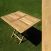 Gartentisch Teak Teaktisch klappbar 70x90 Gartenmöbel Teak Produktbild-Vorschau 1
