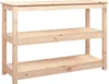 vidaXL Table console 110x40x74 cm pin massif Voir les images du produit 1