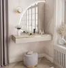 YOURHOUSE24 Schminktisch AURORA-Q mit Spiegel kaschmir Produktbild-Vorschau 1