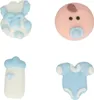 FunCakes Zucker Dekorationen Baby Blau Set  (12 Teile) Produktbild-Vorschau 2