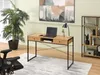 A home office setup with a desk, chair, plant, and shelving unit. Podgląd zdjęcia produktu