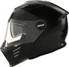 Casco modulare da moto Simpson Darksome Solid, nero opaco, Anteprima dell’immagine prodotto 1