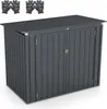 COSTWAY Cassonetto per 2 cestini, cassonetto da giardino Anteprima dell’immagine prodotto 1