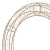 ECD Germany LED Weihnachtskranz 41,5 cm, Weihnachtsdeko mit Produktbild-Vorschau 3