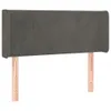 vidaXL Kopfteil mit Ohren Dunkelgrau 83x16x78/88 cm Samt Produktbild-Vorschau 1