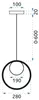 tooLight Pendellampe App430-1Cp Glas Kugel Weiss Gold Produktbild-Vorschau 7
