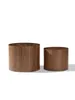 williamspace Holzoptik Beistelltisch-Set aus 2, MDF mit Produktbild-Vorschau 5