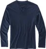 H.I.S. Langarmshirt - Henleyshirt langarm navy Größe XL Produktbild-Vorschau 1