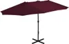 vidaXL Sonnenschirm mit Aluminium-Mast 460x270 cm Produktbild-Vorschau 7