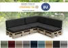 Palettenkissen, Palletenpolster, Gartenkissen, PFBG (3X Set Produktbild-Vorschau 2