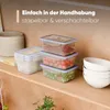 classbach Frischhaltedosen mit Deckel | 6er Set | 100% Produktbild-Vorschau 7