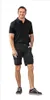 A man is standing and posing for a product photo. Produktbild-Vorschau