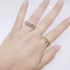 INF Bague anti-stress réglable en cuivre argent Or Voir les images du produit 5