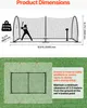 Cage de frappe de baseball VEVOR (semi-circulaire) Filet Voir les images du produit 2