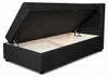 Jugendbett Polsterbett - 80x180 cm - Schwarz - mit Produktbild-Vorschau 4