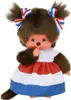 Monchhichi Puppe Mädchen Kuscheltier 20cm Niederländisch - Produktbild-Vorschau 2