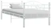 vidaXL Rám na denné lôžko biely kov 90 × 200 cm Náhľad obrázku produktu 6