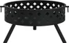 vidaXL Miska na oheň s pokrem 58 cm XXL Ocel Náhled obrázku produktu 4