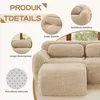 Canapé moelleux « Boneless Cloud » avec 2 poufs, canapé-lit Voir les images du produit 10