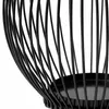 Świecznik metalowy lampion industrialny loft glamour czarny Podgląd zdjęcia produktu 7