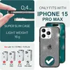 Glitzer Hülle für iPhone 15 Pro Max Bling Case Klar Silikon Produktbild-Vorschau 4