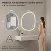 S'AFIELINA Badspiegel mit Beleuchtung 60x80 cm, LED Produktbild-Vorschau 3