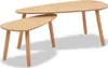 vidaXL 2-tlg. Couchtisch-Set Massivholz Kiefer Braun Produktbild-Vorschau 10