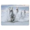 MuchoWow® Mauspad Mousepad Eine Herde weißer Pferde Produktbild-Vorschau 1