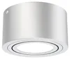 LED Aufbauleuchte Deckenlampe 5 W schwenkbar 3000K Silber Ø Produktbild-Vorschau 1