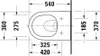 Duravit Wand-WC, Tiefspüler D-Code 37x54cm, 4,5 l, riml, w, Produktbild-Vorschau 2