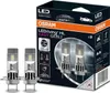 A product box for OSRAM LEDriving HL EASY GEN 2 headlights, with two headlights displayed on the box and two headlights shown in front of the box. Produktbild-Vorschau