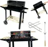 Grill ogrodowy węglowy z półkami na kółkach Podgląd zdjęcia produktu 2