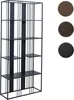 Regał HWC-P12, regał na książki, wysoki regał, metal Podgląd zdjęcia produktu 8