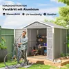 Outsunny Gerätehaus 4,1m², Geräteschuppen mit Satteldach, Produktbild-Vorschau 4
