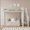 Letto a soppalco Flieks 140x200cm con scale, letto a Anteprima dell’immagine prodotto 3