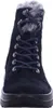 A close-up front view of a single blue winter boot. Produktbild-Vorschau