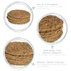 Runde Tischsets aus gewebtem Seegras - 30 cm - 6er-Pack Produktbild-Vorschau 2