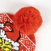 Dětská čepice Grinch červená Náhled obrázku produktu 3