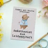 Mr. & Mrs. Panda bildkarte Anästhesist Leidenschaft - Grau Produktbild-Vorschau 2
