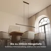 LUMIÈRE Design Pendelleuchte 'Calimera' 80cm LED dimmbar Produktbild-Vorschau 3