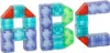 Creative Corner 3D stavební magnetické cihly LED svítící Náhled obrázku produktu 4