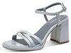 Tamaris Damen Heeled Sandals Synthetik, blau, 40 EU Produktbild-Vorschau 14