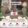 TecTake 403703, Hnědá, 2 sedadlo/sedadel, Dospělí a děti, Náhled obrázku produktu 5