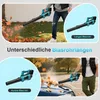 Akku Laubbläser-Bürstenloser Motor 306 km/h,2x 4000mAh Produktbild-Vorschau 7